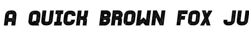 Preview of Fixation Grunged Italic font