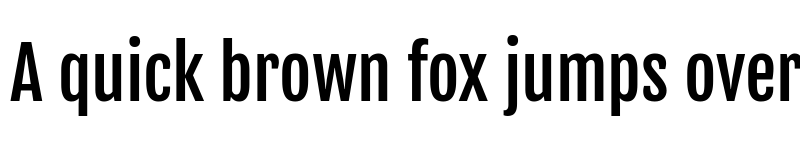 Preview of Fjalla One Regular font