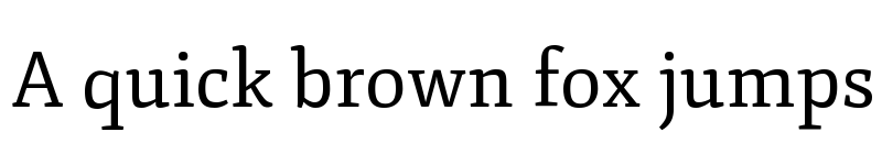 Preview of Fjord One font