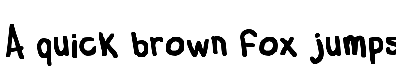 Preview of Flabby Bums handwriting Regular font