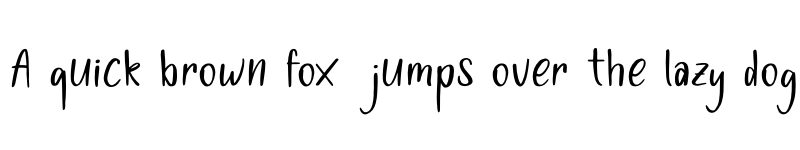 Preview of Fladive Regular font