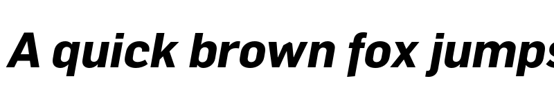 Preview of Flama Bold Italic font