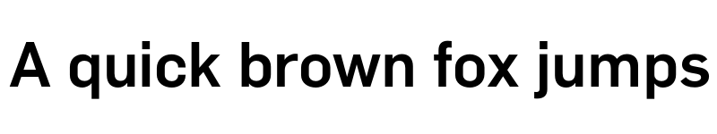 Preview of Flama Medium font