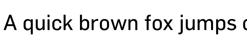 Preview of Flama Regular font