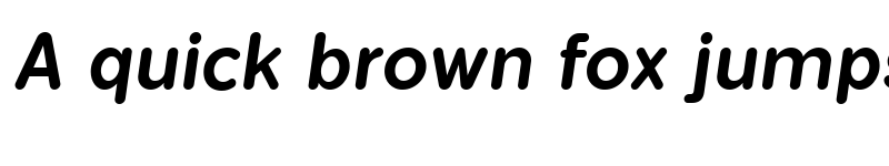 Preview of Flamante Roma Medium Italic font