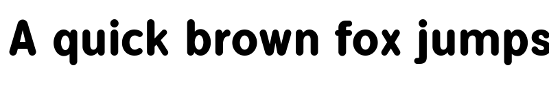 Preview of Flamante Round Bold font