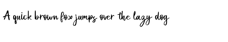 Preview of Flamingo Brush Script Regular font