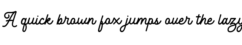 Preview of Flatty Beta Regular font