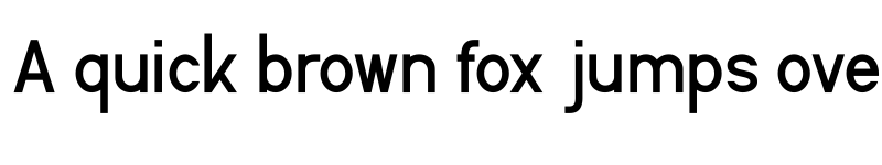 Preview of Flaunters Regular font