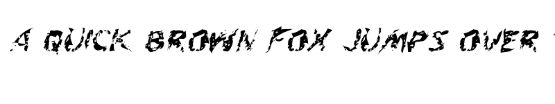 Preview of Flesh-Eating Comic Whacked Italic Italic font