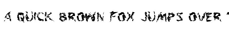 Preview of Flesh-Eating Comic Whacked Regular font