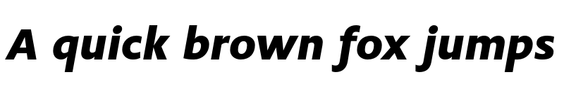 Preview of Flex ExtraBold Italic font