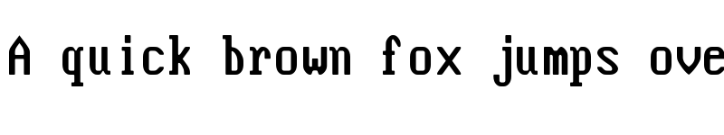 Preview of Flexi IBM VGA True (437) Regular font