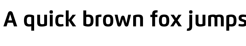 Preview of Flexo Bold font