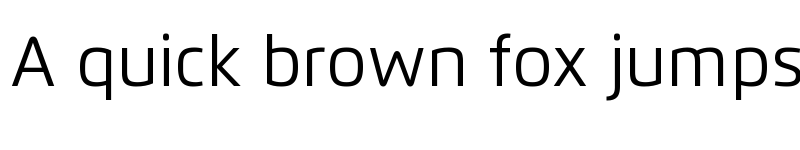 Preview of Flexo Regular font