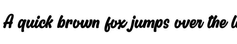 Preview of Flicker Calligraphy Regular font