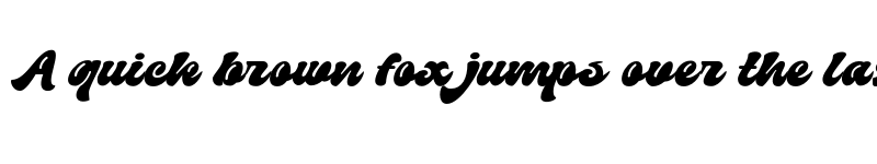 Preview of Flicking DEMO Regular font