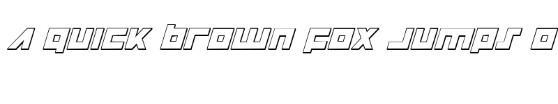 Preview of Flight Corps 3D Italic Italic font