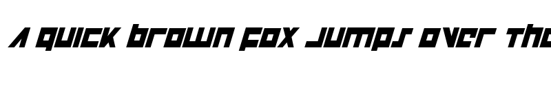 Preview of Flight Corps Condensed Italic Condensed Italic font