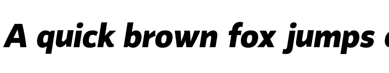 Preview of Flinders Trial Black Italic font