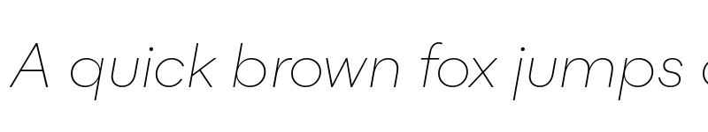 Preview of Flink ExtraLight Italic font