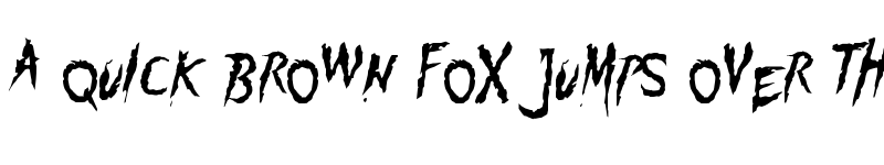 Preview of Flogged Regular font