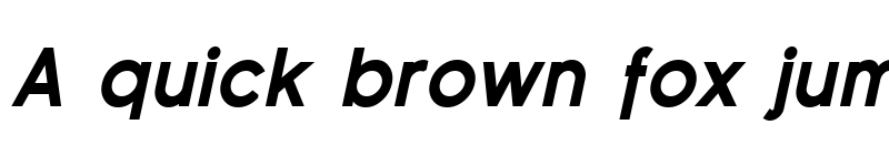 Preview of Florencesans Black Italic font