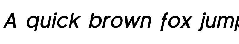 Preview of Florencesans Bold Italic font