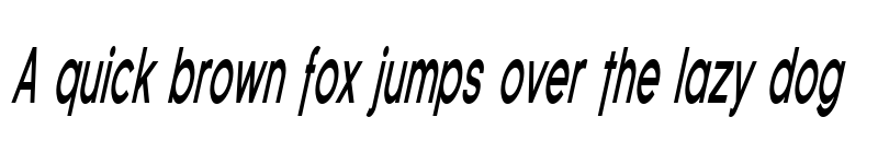 Preview of Florencesans Comp Bold Italic font