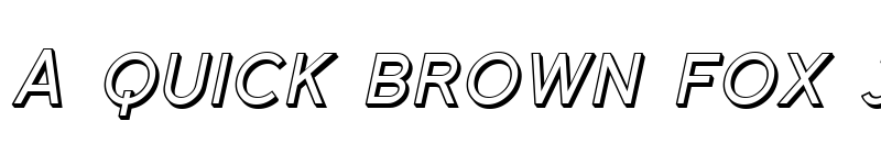 Preview of Florencesans SC Shaded Italic font