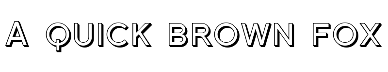 Preview of Florencesans SC Shaded Regular font