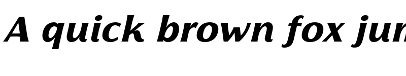 Preview of Florentia ExtraBold Italic font