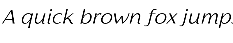 Preview of Florentia Light Italic font