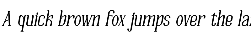 Preview of Floreste Italic font