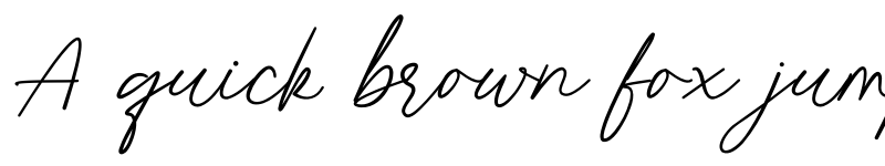 Preview of Florine Signature Regular font