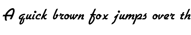 Preview of flottflott Regular font