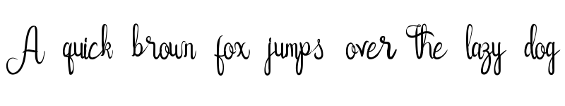 Preview of Flower Adaline Regular font