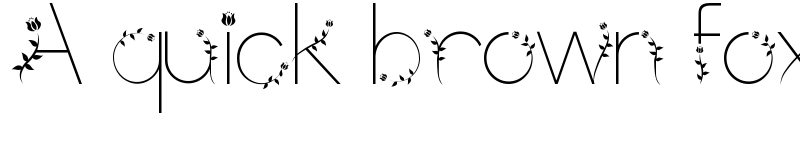 Preview of Flower Leaf Demo Regular font