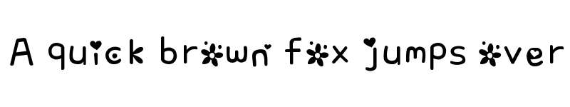 Preview of Flower Of Love Regular font