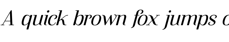 Preview of Flowrite Italic 3 font