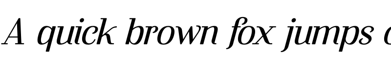 Preview of Flowrite Italic 4 font