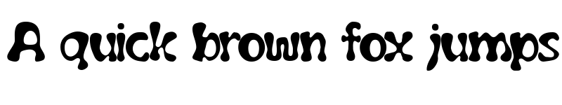 Preview of Flubber Regular font