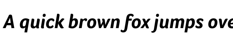 Preview of Foco Trial Bold Italic font
