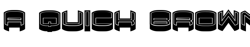 Preview of Focused Filled Regular font