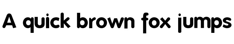 Preview of Folks Bold font