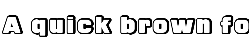 Preview of Fontanero Bevel font