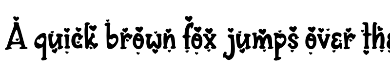 Preview of Fontarian Sweet Heart Regular font