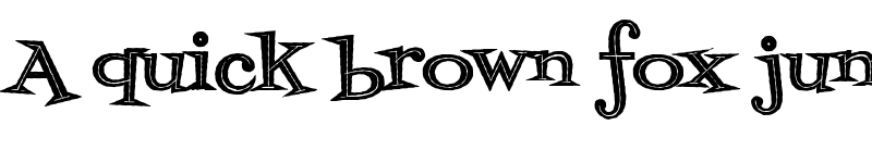 Preview of Fontdinerdotcom Jazz Dark Regular font