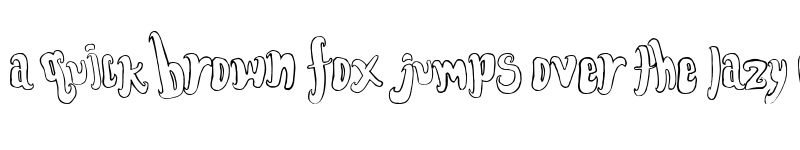 Preview of FontForTheDumped Outline font