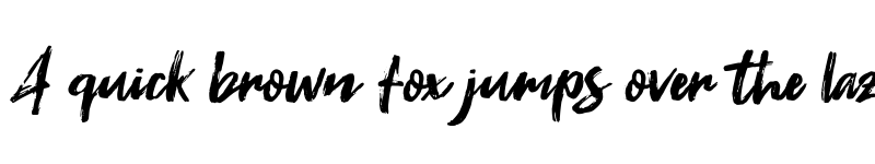 Preview of Fontrust Regular font